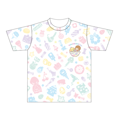 こうじょうちょーのゆめごこちTシャツ【ワンポイントロゴ】 Designed by やまもとしんじ（Sサイズ/ドライTシャツ/前面のみ印刷）