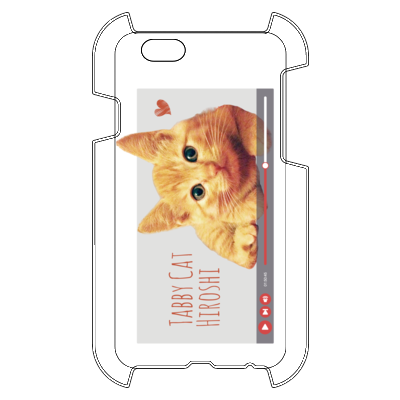 Tabby Cat HIROSHI 3（iPhone 6s/6 ハードカバーケース）