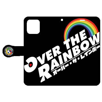 OverTheRainbow手帳型iPhoneケース(iPhone 11pro)