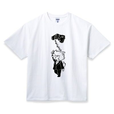 いぬねこサンプル ビッグシルエットＴシャツ