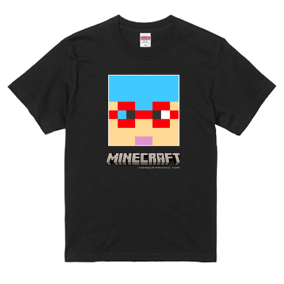 マイクラサンプル_りもこんTシャツ(ブラック)