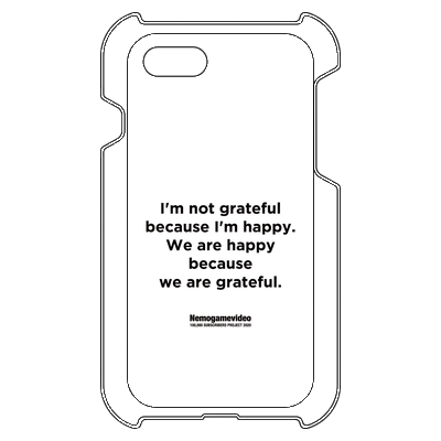 ［Nemogamevideo］Rare Occurrence iPhone case White（iPhone SE／iPhone 8／iPhone 7）