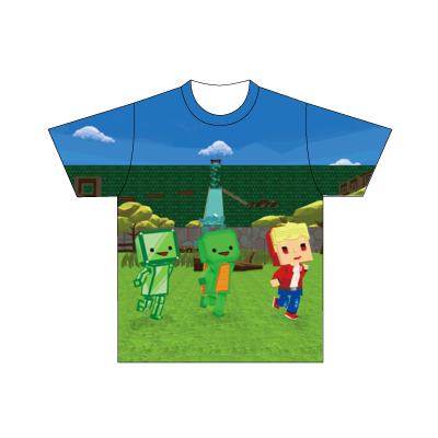 【脱獄ごっこ×まいぜんシスターズ】オーバープリントキッズTシャツ／140サイズ
