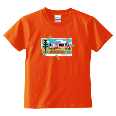 おえかき踏切 Tシャツ(キッズサイズ)