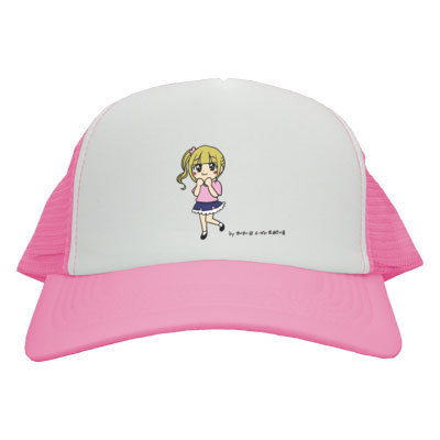 【限定】ピンク子（第二形態）メッシュキャップ フリーサイズ  『１００日後アイドル』