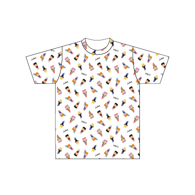 【脱獄ごっこ】オーバープリントキッズTシャツ／150サイズ