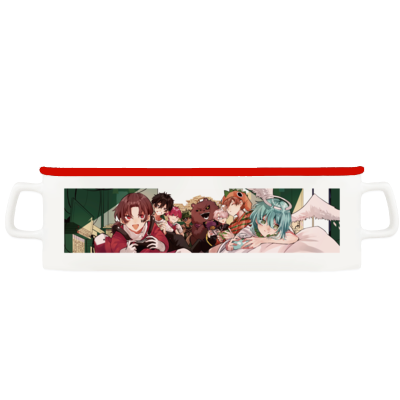 ホワイト×レッド