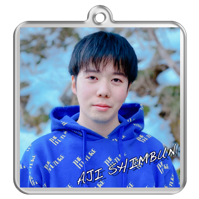 エイヂさんの顔つきキーホルダー