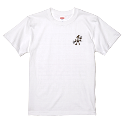 【サンプル発注用】じゃじゃーん菊池GAME オンデマンド転写　5.6オンス ハイクオリティー Tシャツ_モノクロ