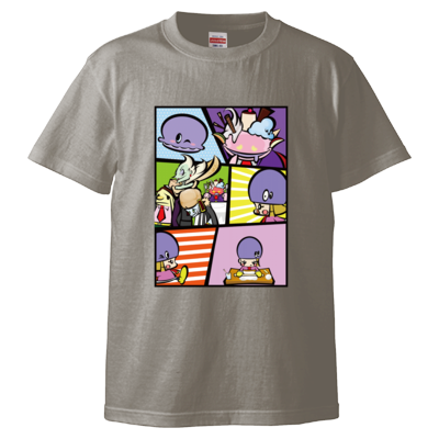 アジーンコミック☆ホワイト(Tシャツ)