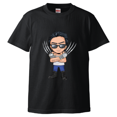 【TeamTEMAKI】 イラストTシャツ（ホワイト/ブラック）