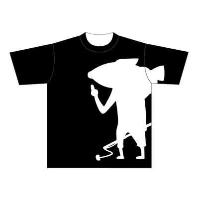 釣りよかでしょう。サンプル【B】 オールオーバー ドライTシャツ(両面)(L)