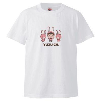 ゆずチャンネルサンプル Tシャツ（ホワイト）