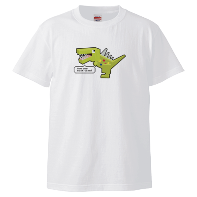 ブロック恐竜(グリーン) Tシャツ