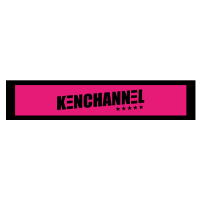 KENCHANNEL black×pink（マフラータオル）