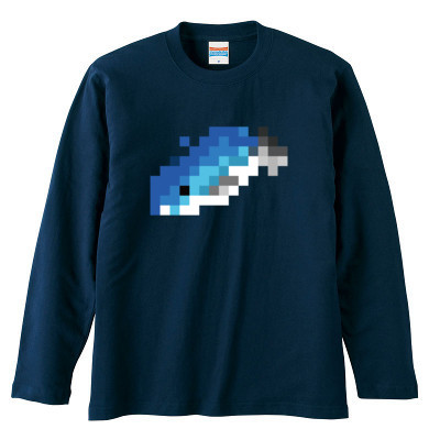まぐろ ロングスリーブTシャツ