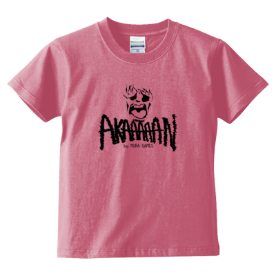 キッズサイズ『AKAAAAAN』Tシャツ　黒
