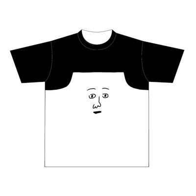 まめのドデカ顔Tシャツ（S）
