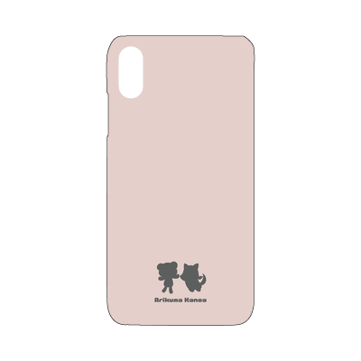 【ありくまかのあ】iPhone XR対応 スマホケース（ピンク）