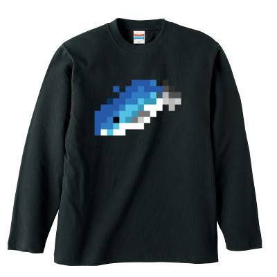 まぐろ ロングスリーブTシャツ