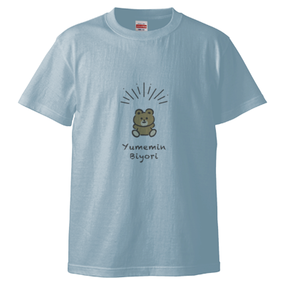 【ゆめみん日和】くまさんTシャツ　大人用