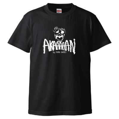 白プリント『AKAAAAAN』Tシャツ