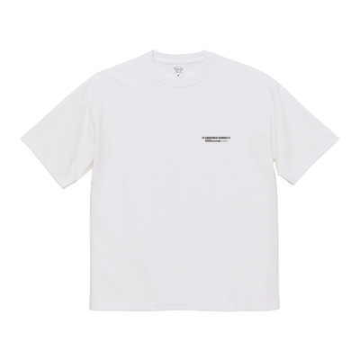 【ありくまかのあ】ビッグシルエットTシャツB（ホワイト）