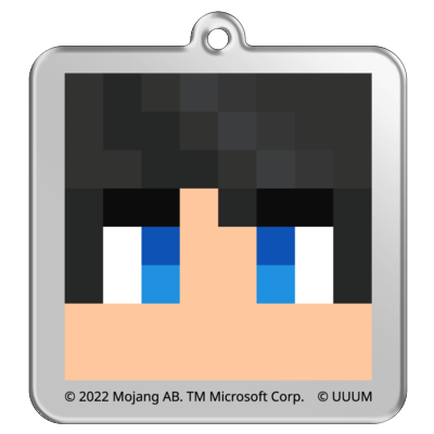 マイクラサンプル_ウォーターチャレンジアクリルキーホルダー
