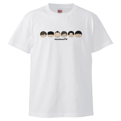 つるつるメンバー顔Tシャツ
