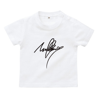 mulberry(サイン)Tシャツ文字黒（ベビーTシャツ）