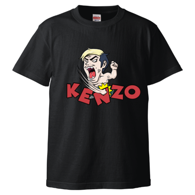 【けんぞうの部屋】上半身裸台パンTシャツ（ブラック）