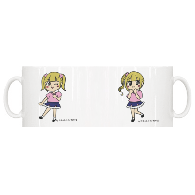 【限定】 ピンク子（第一、第二形態）マグカップ  『１００日後アイドル』