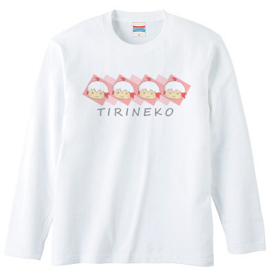 ちりねこロングスリーブTシャツ