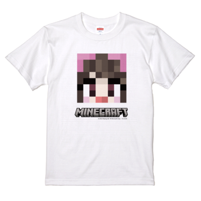 マイクラサンプル_TAMAchanTシャツ(ホワイト)