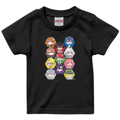 カラフルピーチサンプル 【オンデマンド転写　5.6オンス ハイクオリティー Tシャツ<キッズ>】_2