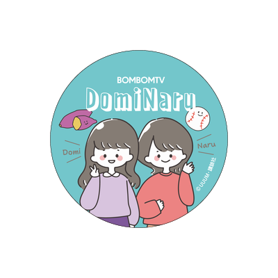 どみなる  缶バッジ 56mm (Zピン)
