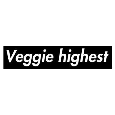 Veggie highest オリジナルバスタオル　黒