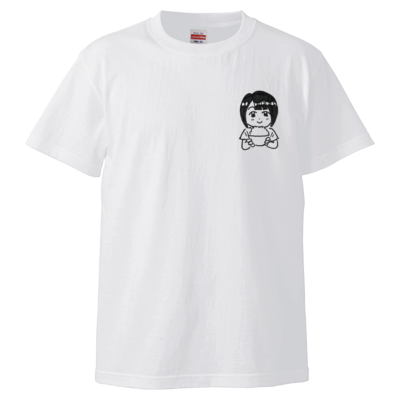 ごはんちゃんねる（ワンポイント_B）（Tシャツ）