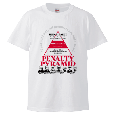 【松竹芸能】PENALTY PYRAMID Tシャツ（ホワイト）