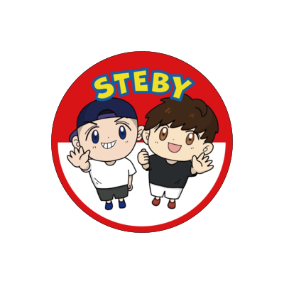 【ステバイ】イラスト缶バッジ　56mm