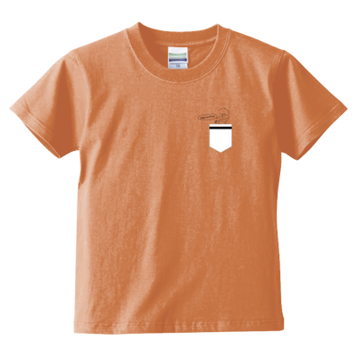 Keep smiling!（キッズTシャツ）
