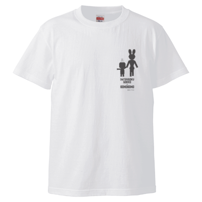 【脱獄ごっこ×ぼのぼのコラボ】Tシャツ(しまわれたぼのぼの) ホワイト