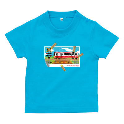 おえかき踏切 ベビーTシャツ