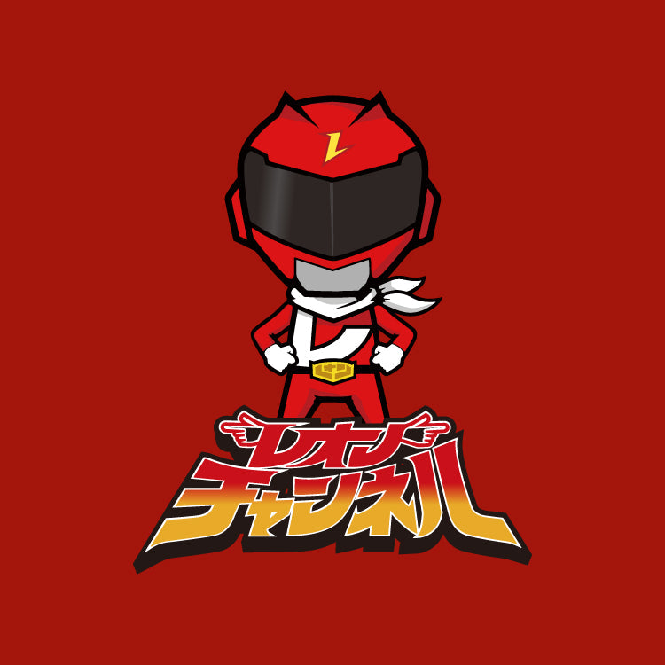 【レオンチャンネル】キャラクター キッズTシャツ（レッド）