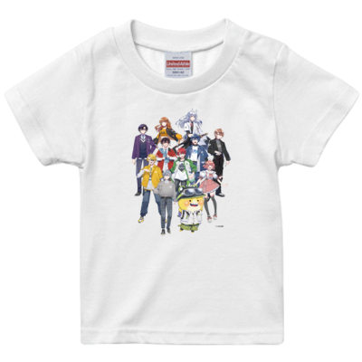 カラフルピーチサンプル 【オンデマンド転写　5.6オンス ハイクオリティー Tシャツ<キッズ>】_1
