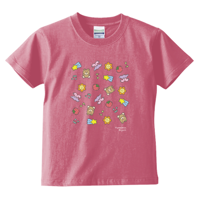 【ゆめみん日和】カラフルTシャツ　キッズ用