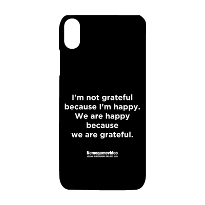 ［Nemogamevideo］Rare Occurrence iPhone case Black（iPhone XS Max）