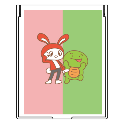 【まいぜんシスターズ】 スクエアミラー_まいぜんスタイル