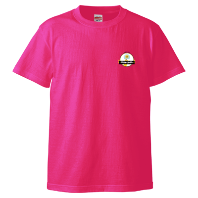 【さんくーる】チャンネル開設3周年記念Tシャツ＜トロピカルピンク＞ B柄