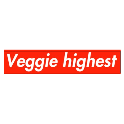 Veggie highest オリジナルバスタオル　赤